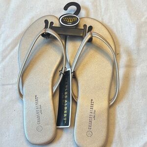 Charles Albert Metallic Gold Sandals
